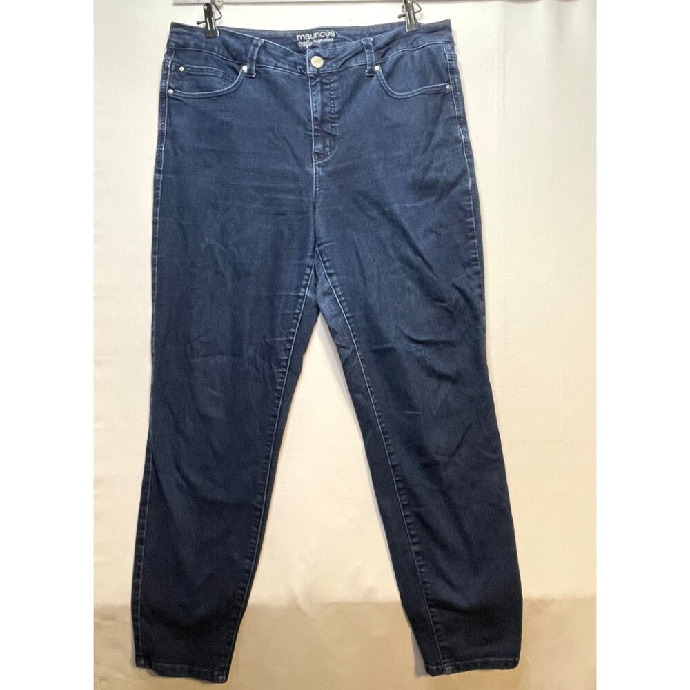 Maurices jeans womens 16 36 x 30 Ever flex high rise blue